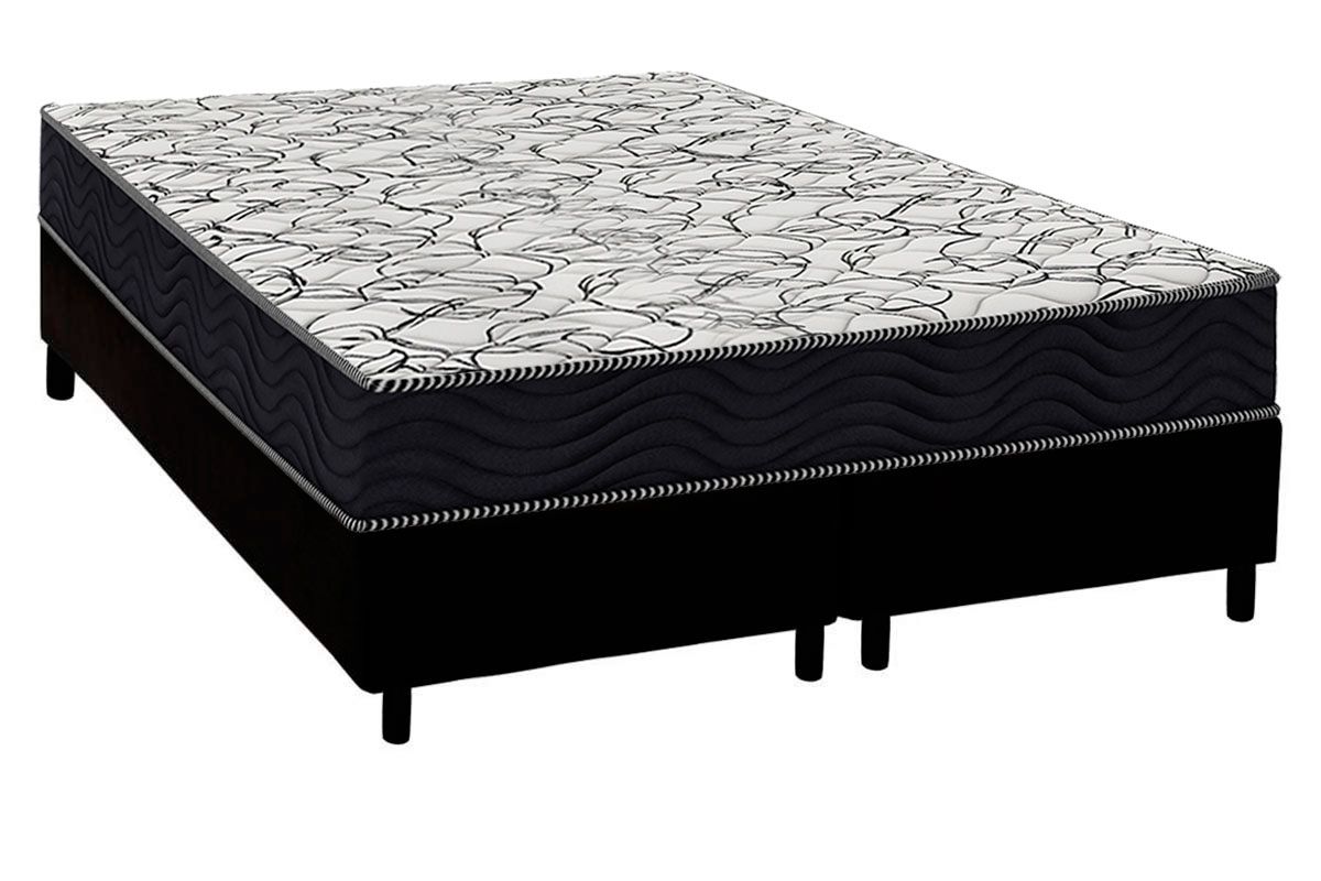 Cama Box CRC +Colchão Ortopédico Airtech150 Ortobom