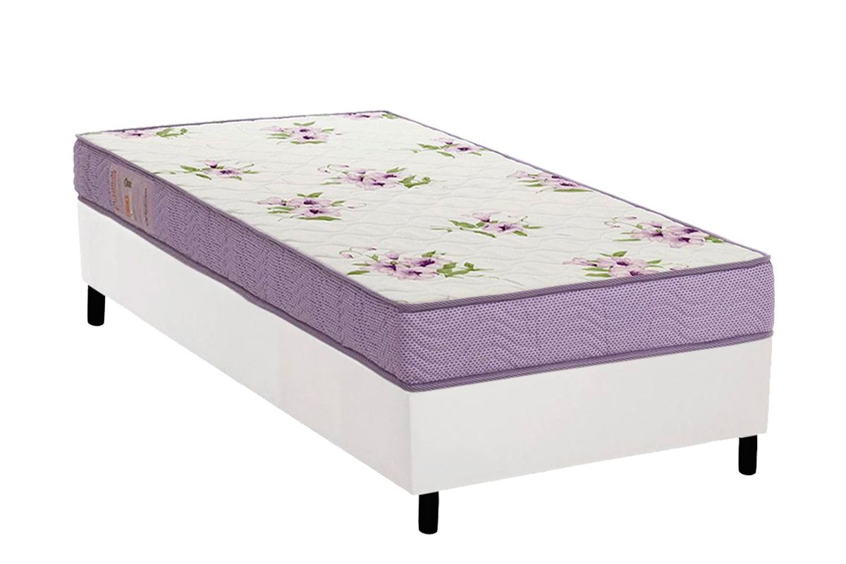 Cama Box CRC +Colchão D23 Physical Super Ortobom