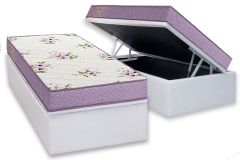 Cama Box Baú Filhão +Colchão D23 Physical Super Ortobom