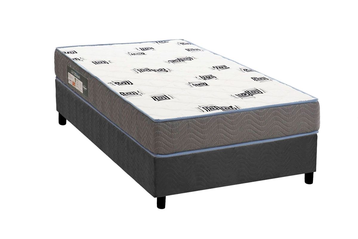 Cama Box CRC +Colchão Espuma D33 Light Ortobom