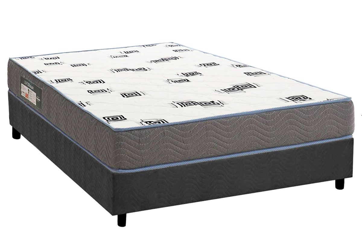 Cama Box CRC +Colchão Espuma D33 Light Ortobom