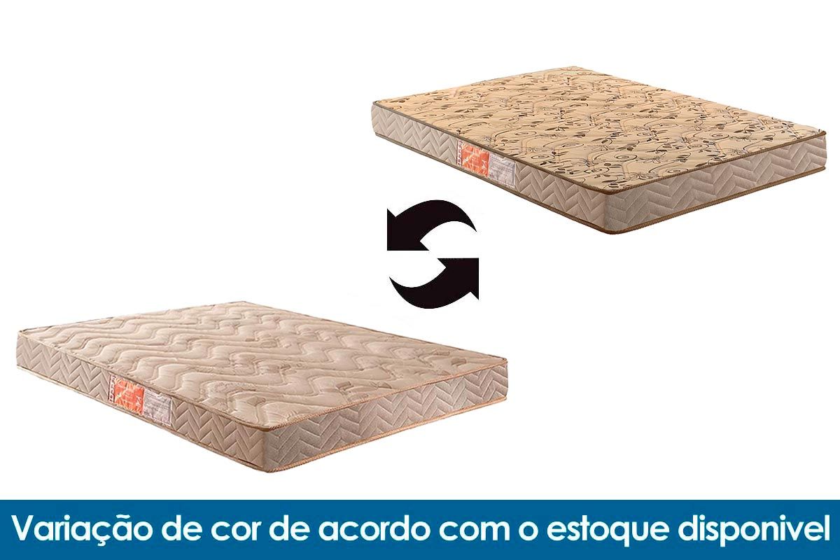 Cama Box Baú CRC +Colchão D33 Pasquale Paropas