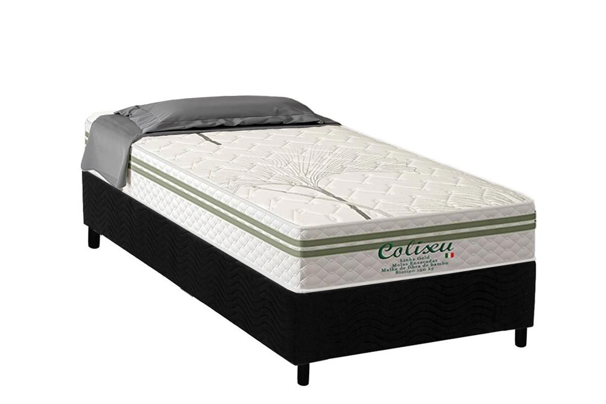 Cama Box CRC +Colchão Molas Coliseu Paropas