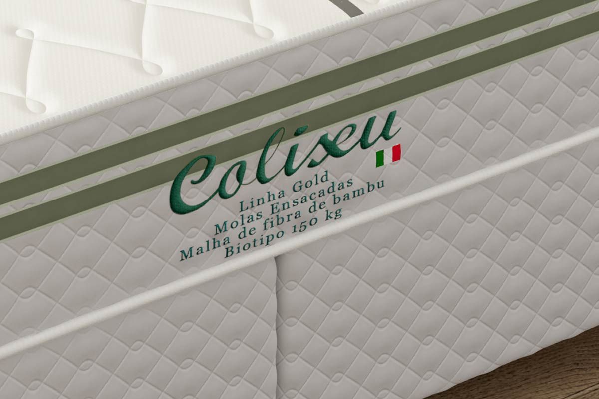 Cama Box CRC +Colchão Molas Coliseu Paropas