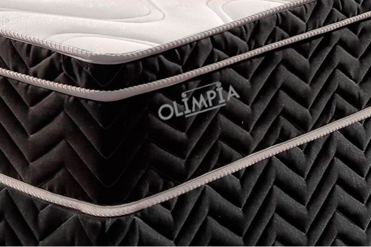 Cama Box Baú CRC +Colchão Molas Olímpia Paropas