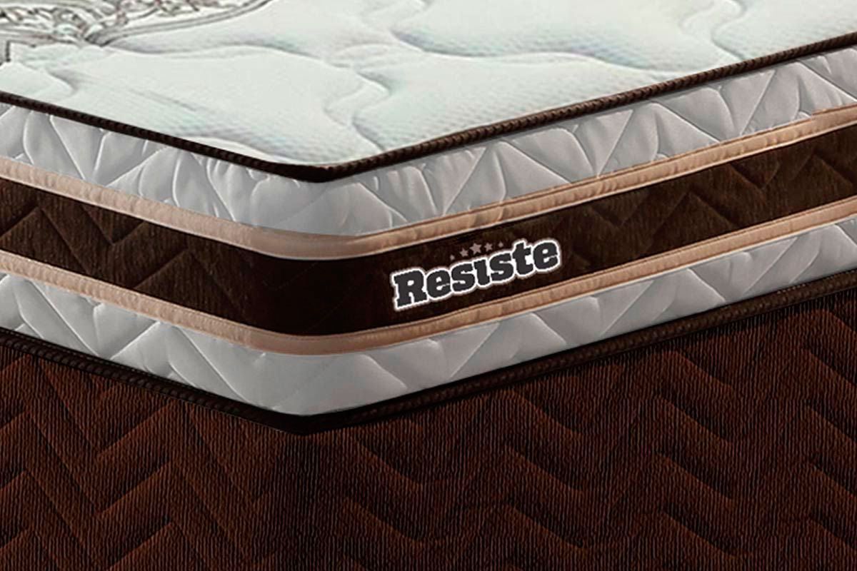 Cama Box CRC +Colchão Ortopédico Resiste Paropas