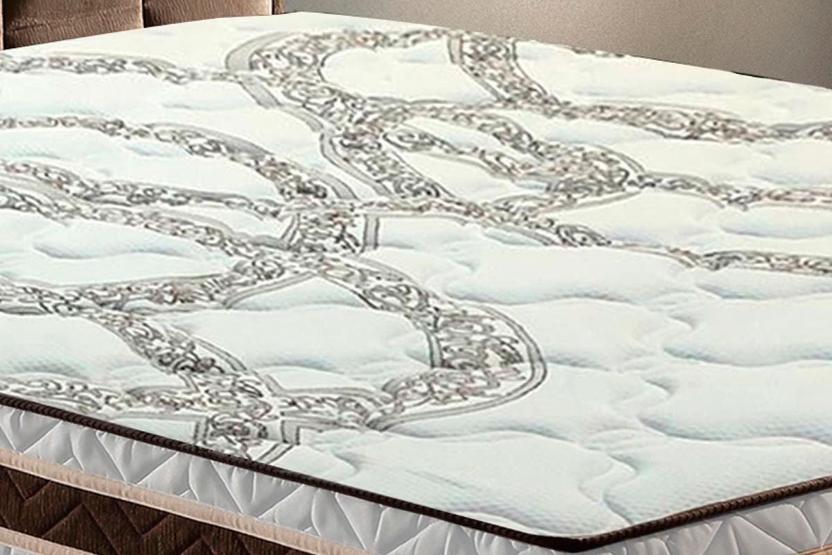 Cama Box Baú CRC +Colchão Ortopédico Resiste Paropas