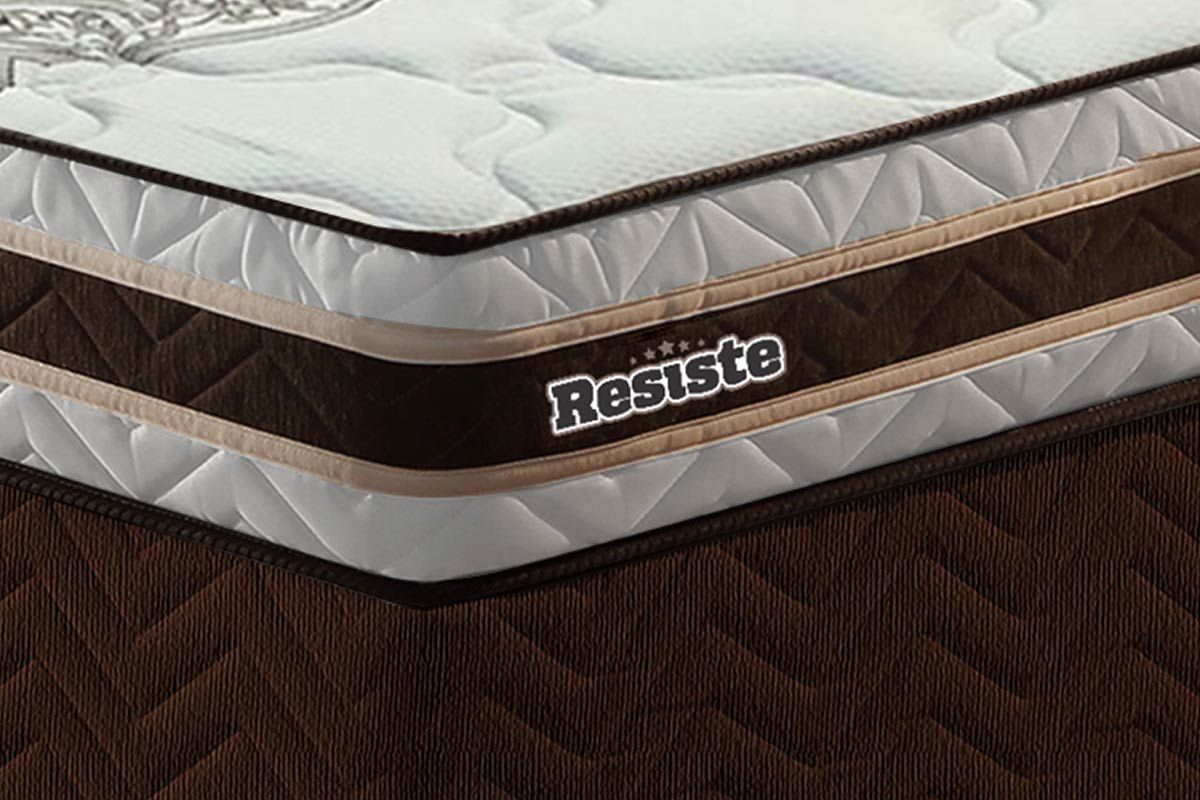 Cama Box Baú CRC +Colchão Espuma D45 Resiste Paropas