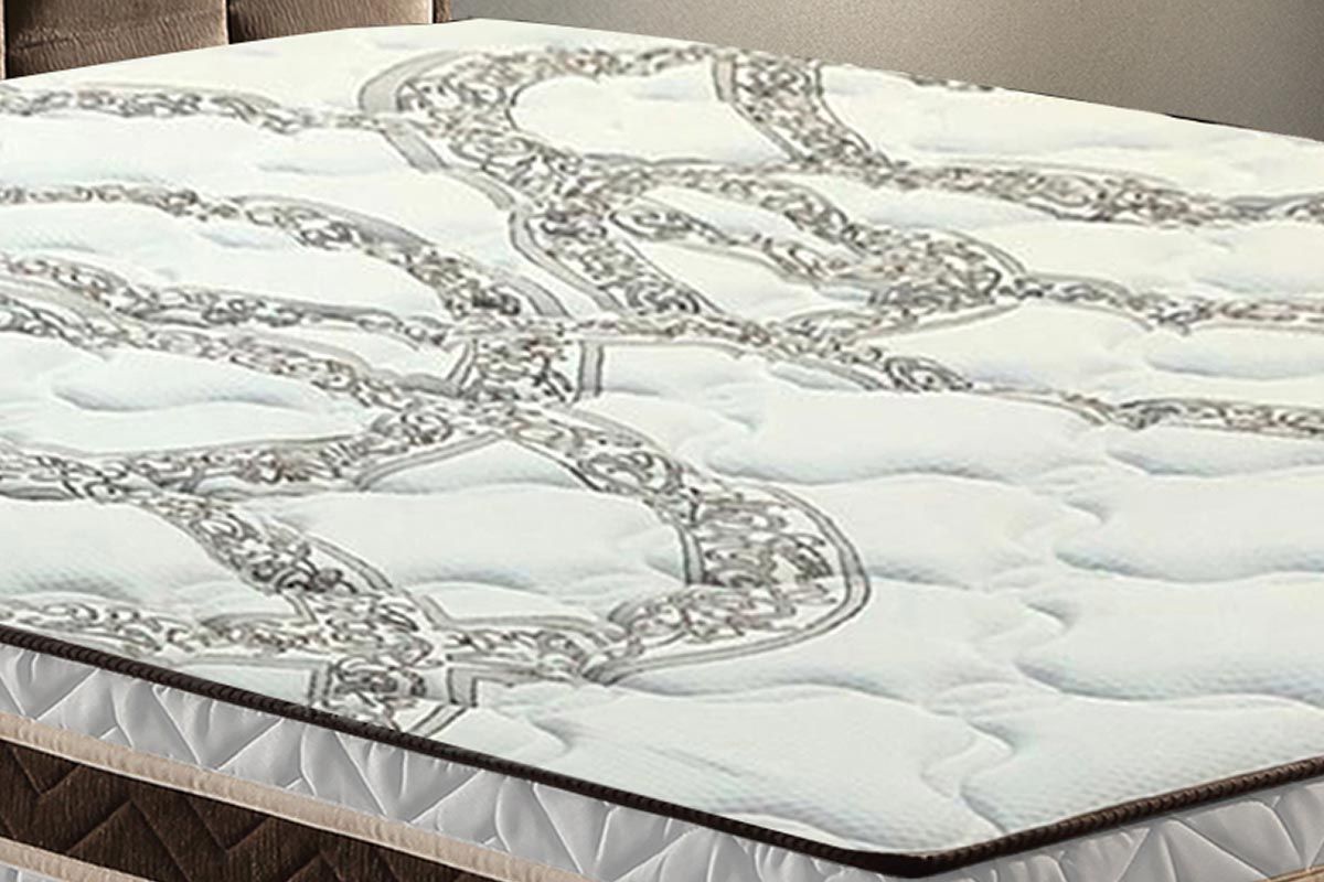 Cama Box Baú CRC +Colchão Espuma D45 Resiste Paropas