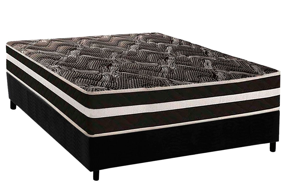 Cama Box CRC +Colchão Ortopédico D80 Master Paropas