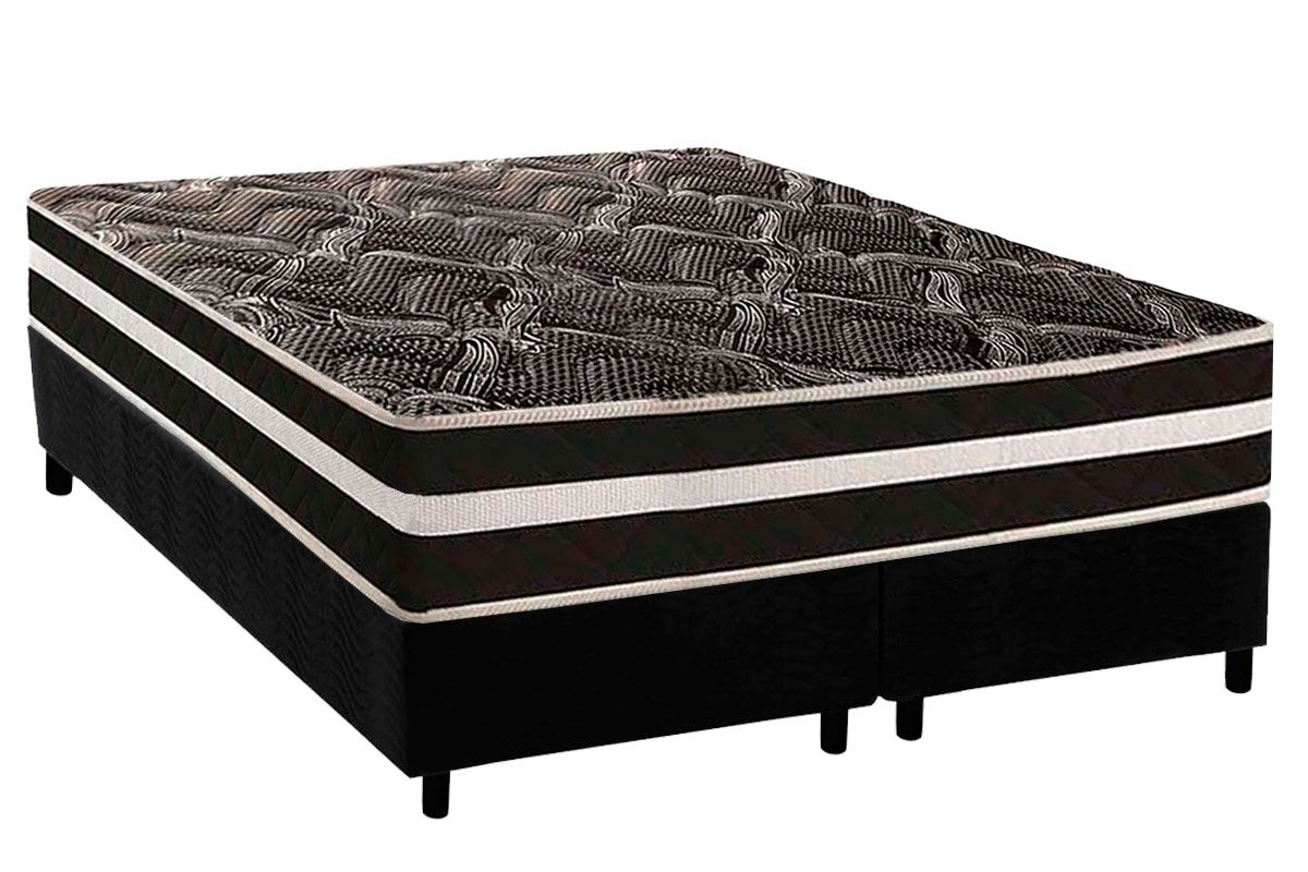 Cama Box CRC +Colchão Ortopédico D80 Master Paropas