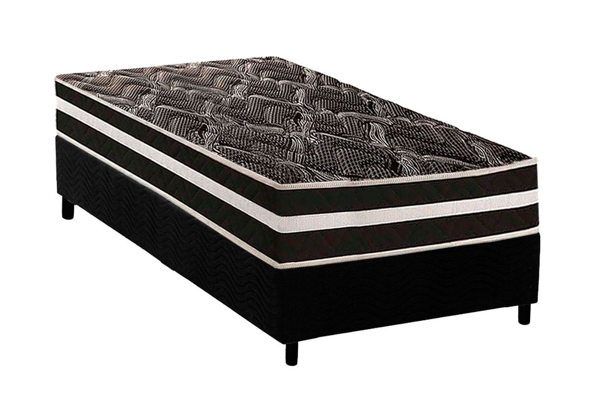 Cama Box CRC +Colchão Ortopédico D80 Master Paropas
