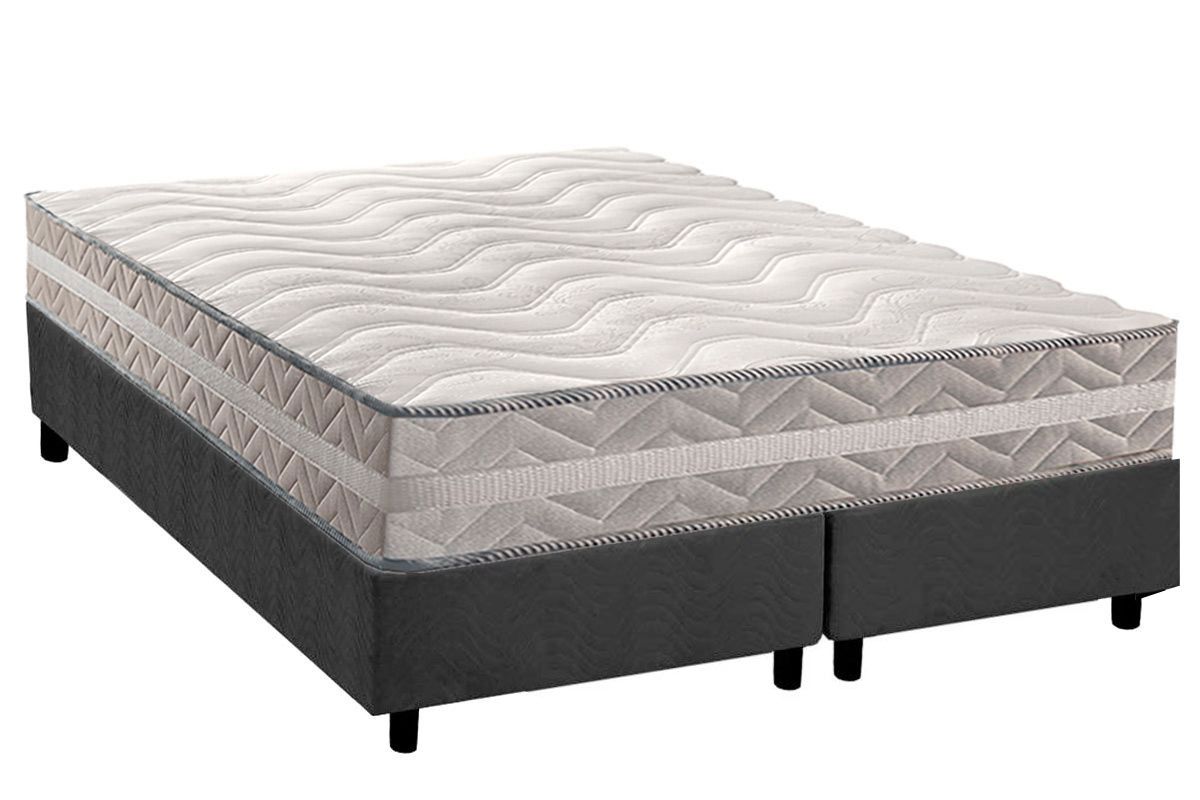 Cama Box CRC +Colchão Ortopédico Master Paropas