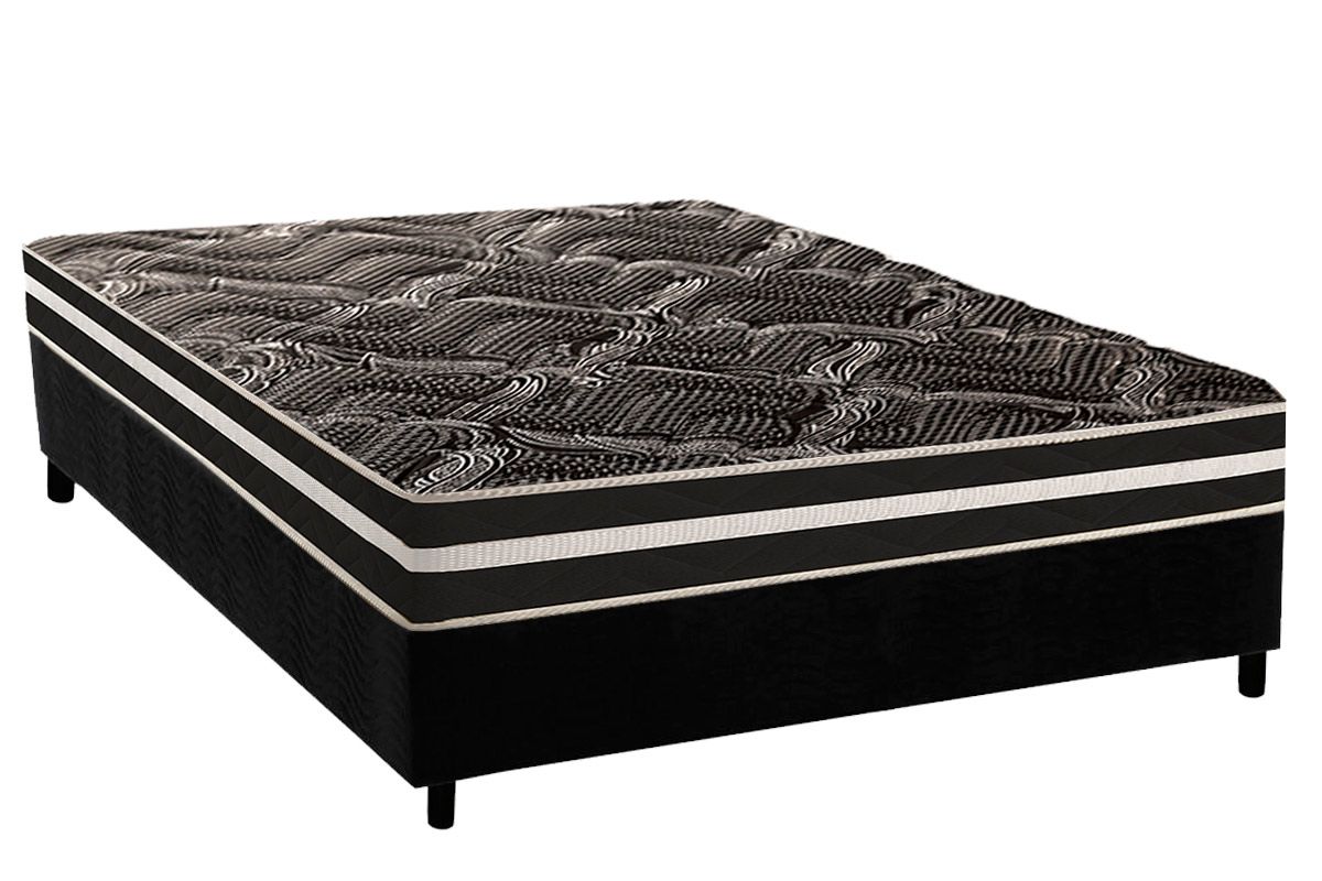 Cama Box CRC +Colchão Ortopédico D80 Master Paropas