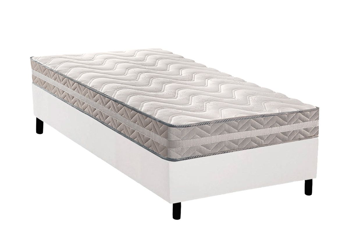 Cama Box CRC +Colchão Ortopédico D80 Master Paropas
