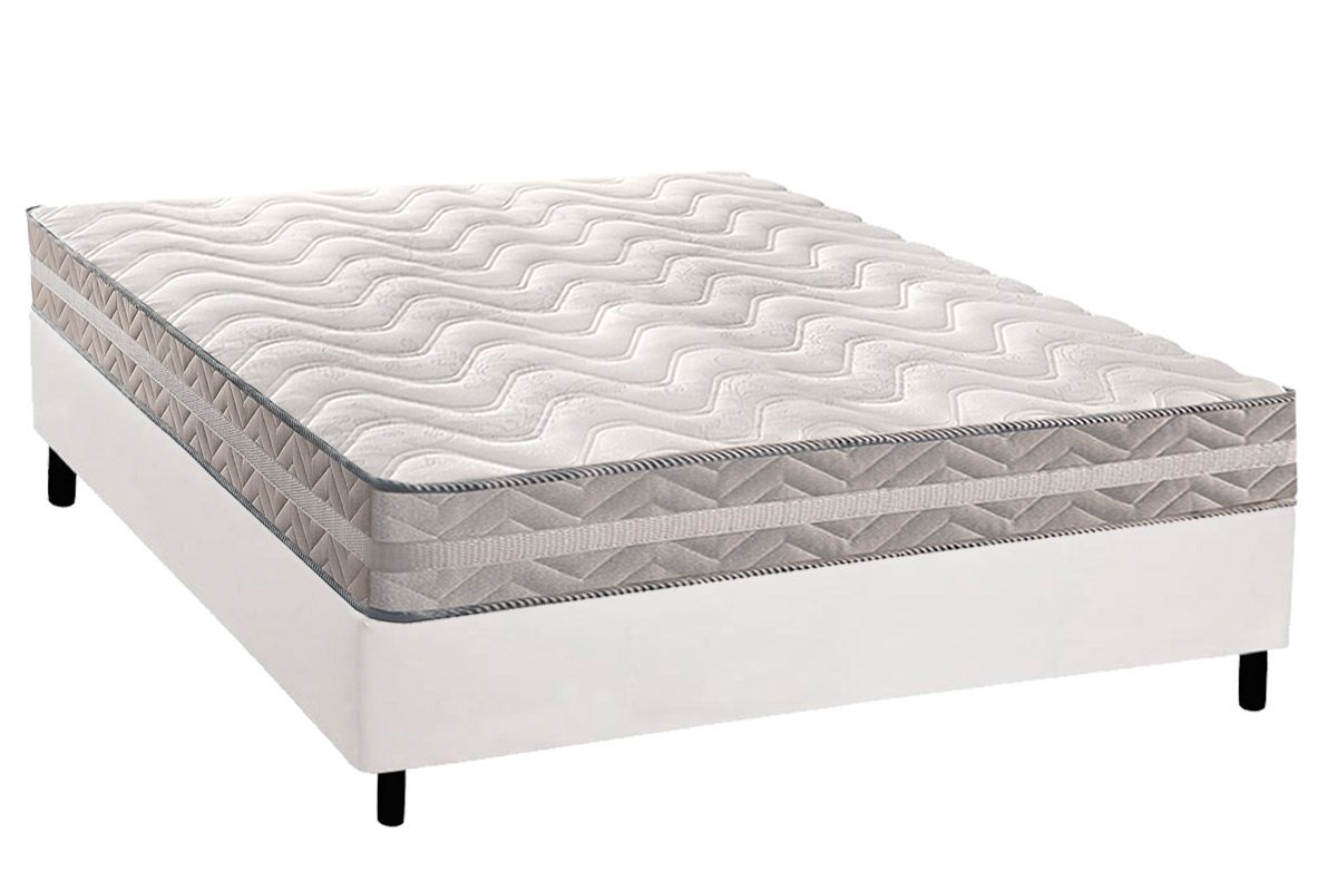 Cama Box CRC +Colchão Ortopédico D80 Master Paropas