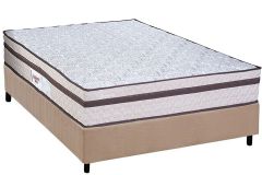 Cama Box Filhão +Colchão Molas Basic Paropas