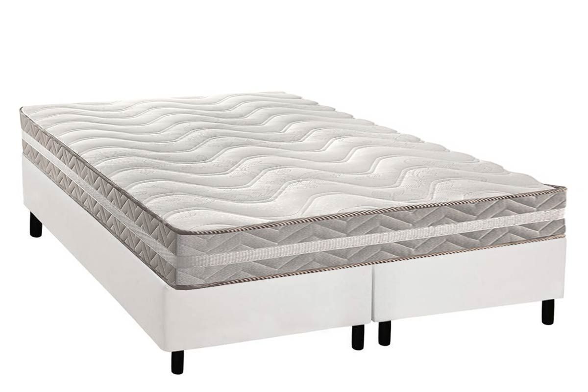 Cama Box CRC +Colchão Ortopédico Pro Sono Paropas