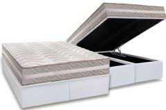 Cama Box Baú Filhão +Colchão Ortopédico ProSono Paropas