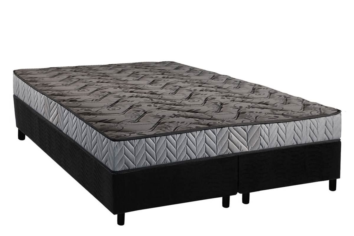 Cama Box CRC +Colchão Ortopédico Royalle Paropas