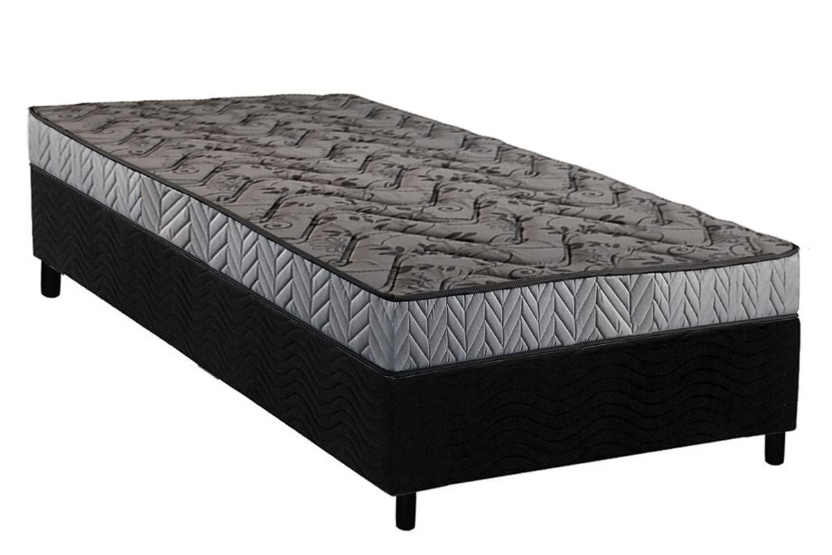 Cama Box CRC +Colchão Ortopédico Royalle Paropas