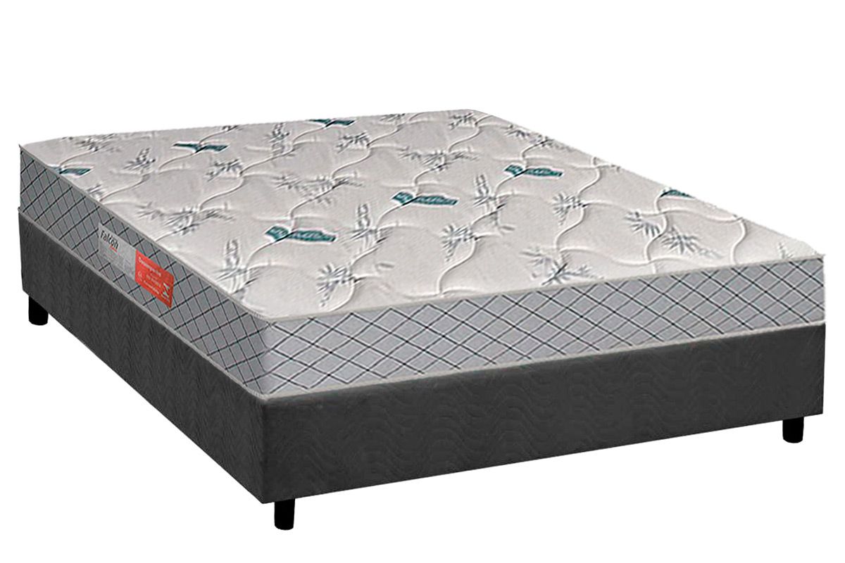 Cama Box CRC +Colchão D26 Falcon Firme Plumatex