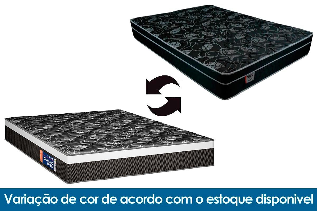 Cama Box CRC +Colchão Ortopédico Selectus Plumatex