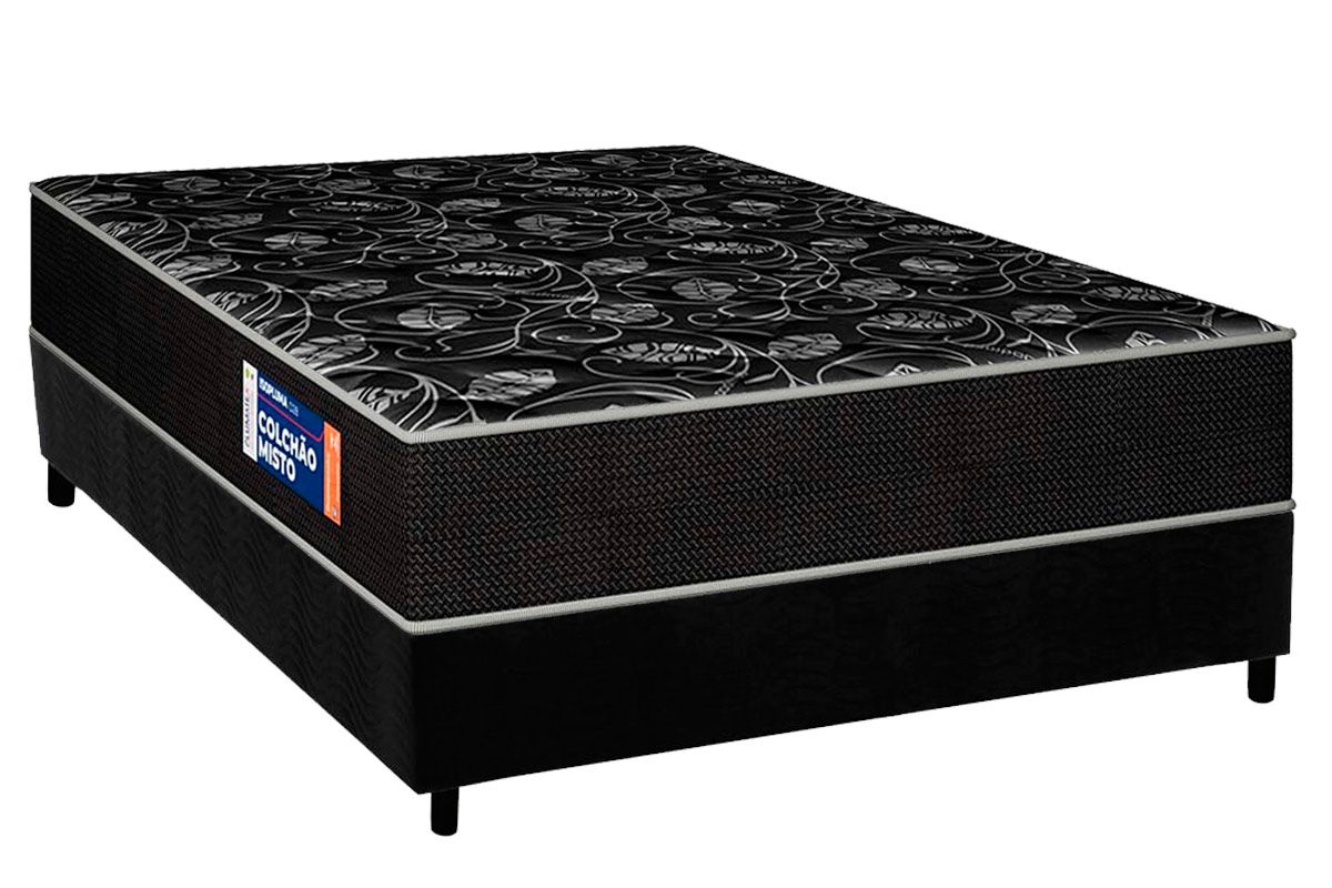 Cama Box CRC +Colchão Ortopédico IsoPluma Plumatex