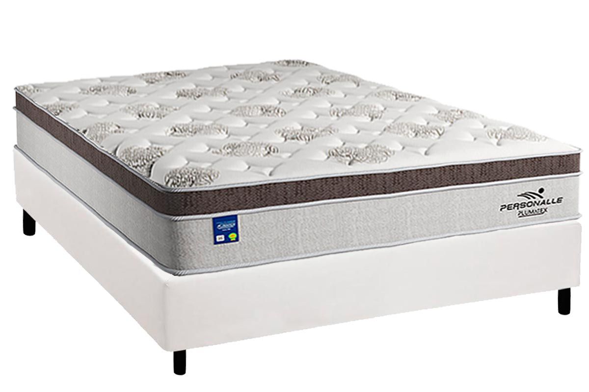 Cama Box CRC +Colchão Molas Personalle Plumatex