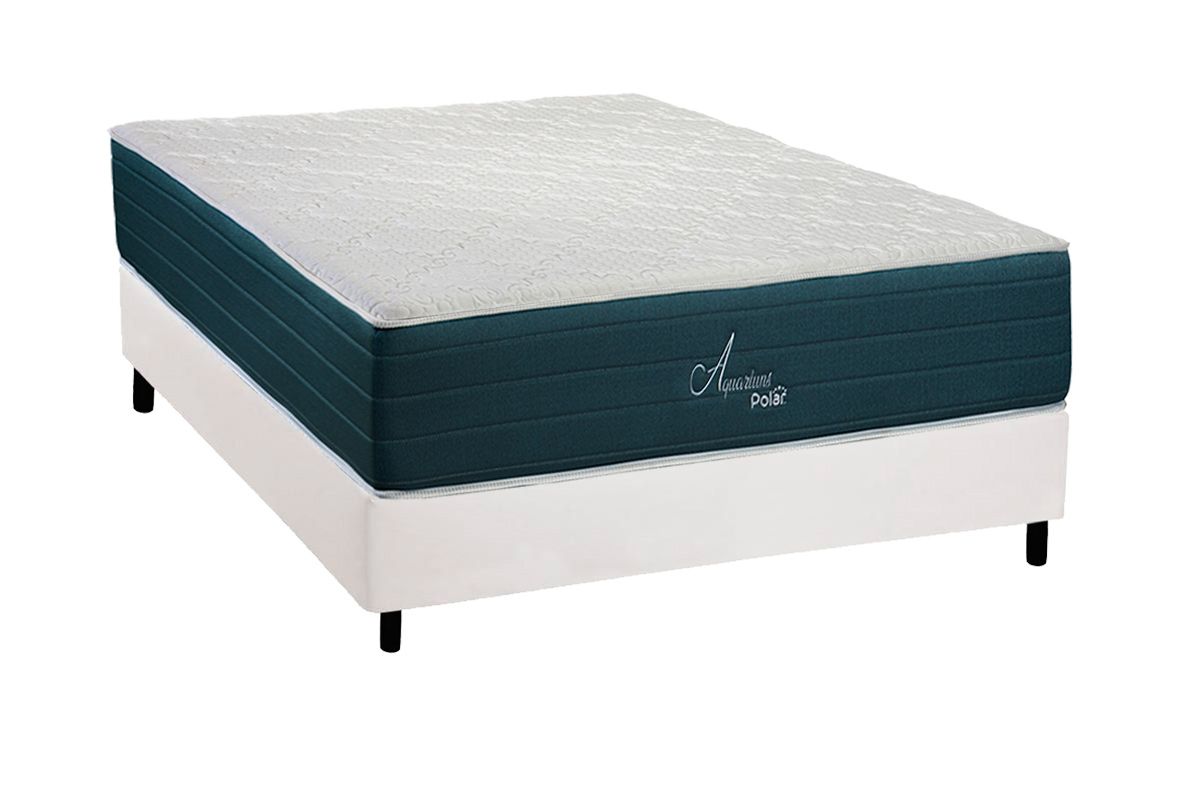 Cama Box CRC +Colchão Molas Aquariuns Polar