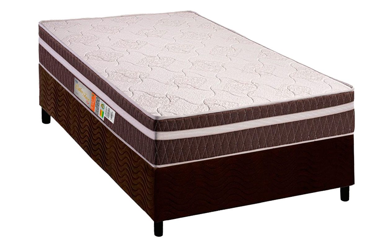 Cama Box CRC +Colchão Ortopédico Orthoface Polar