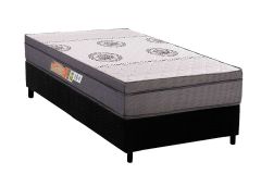 Cama Box Filhão +Colchão Ortopédico OrthoPremium Polar