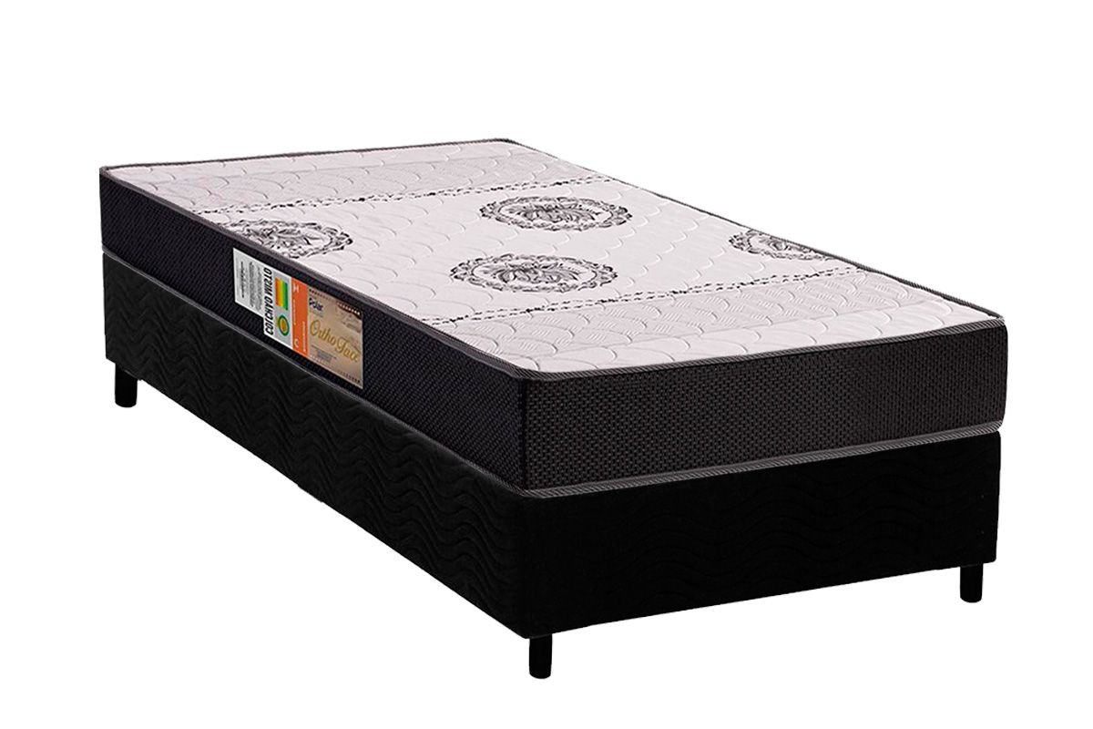 Cama Box CRC +Colchão Ortopédico Orthoface Polar