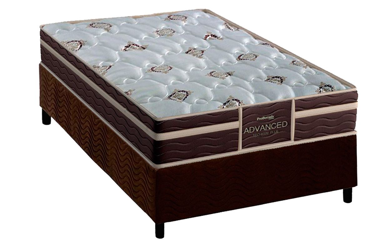 Cama Box CRC +Colchão Ortopédico Tech1500 Probel