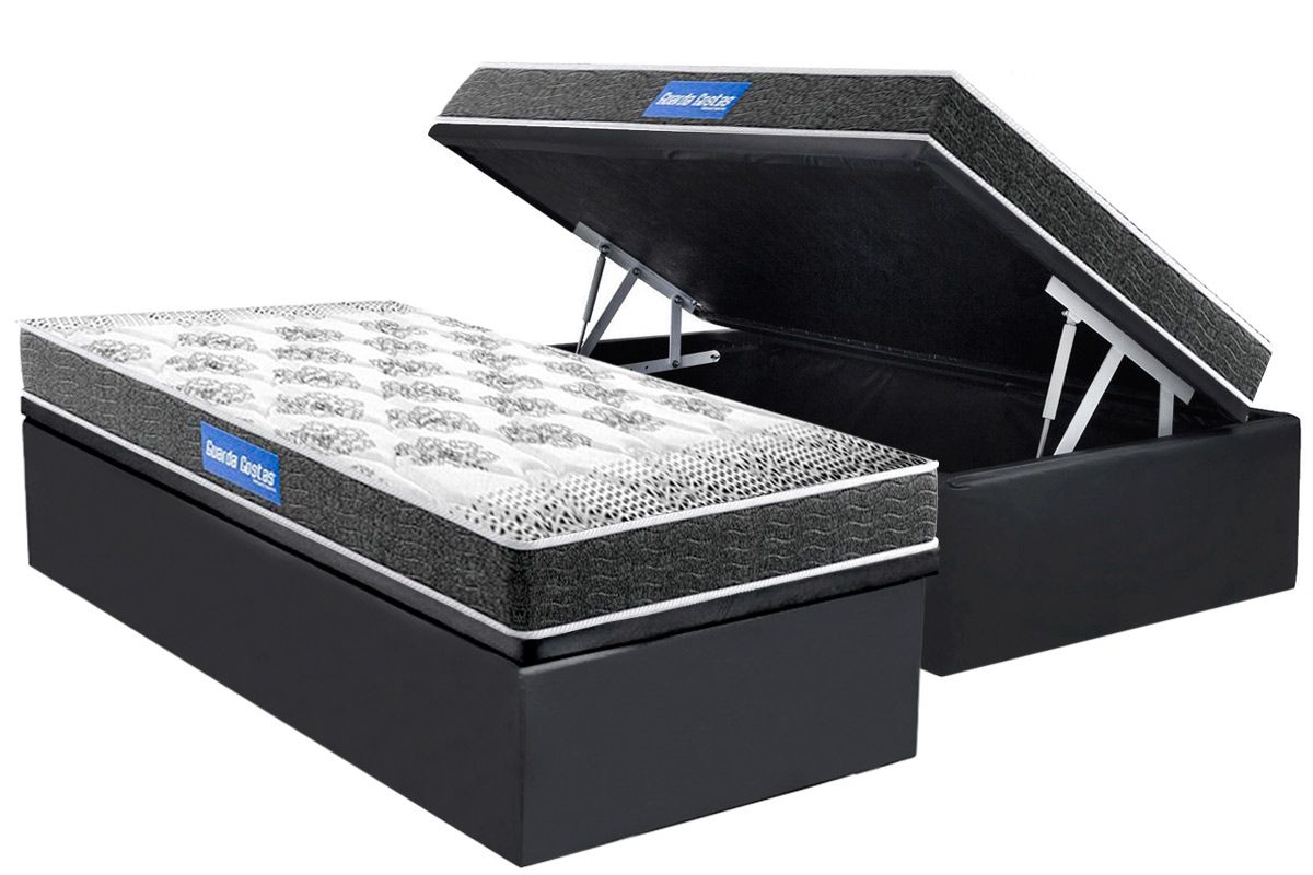 Cama Box Baú CRC +Colchão D20 Resistente Probel
