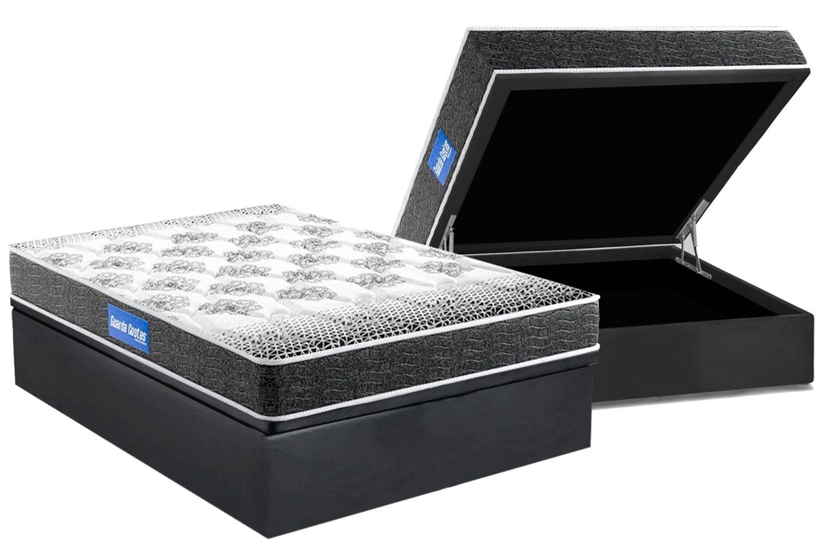 Cama Box Baú CRC +Colchão D20 Resistente Probel
