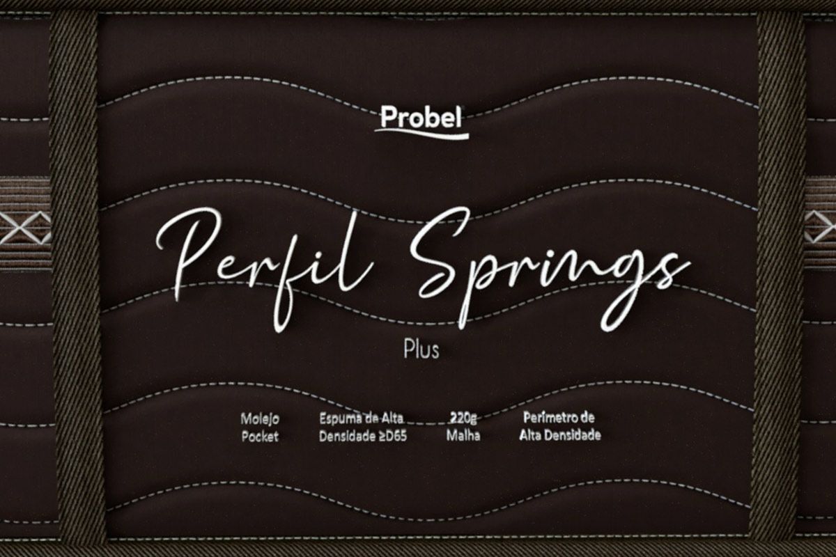 Cama Box Baú CRC +Colchão Molas Springs Plus Probel