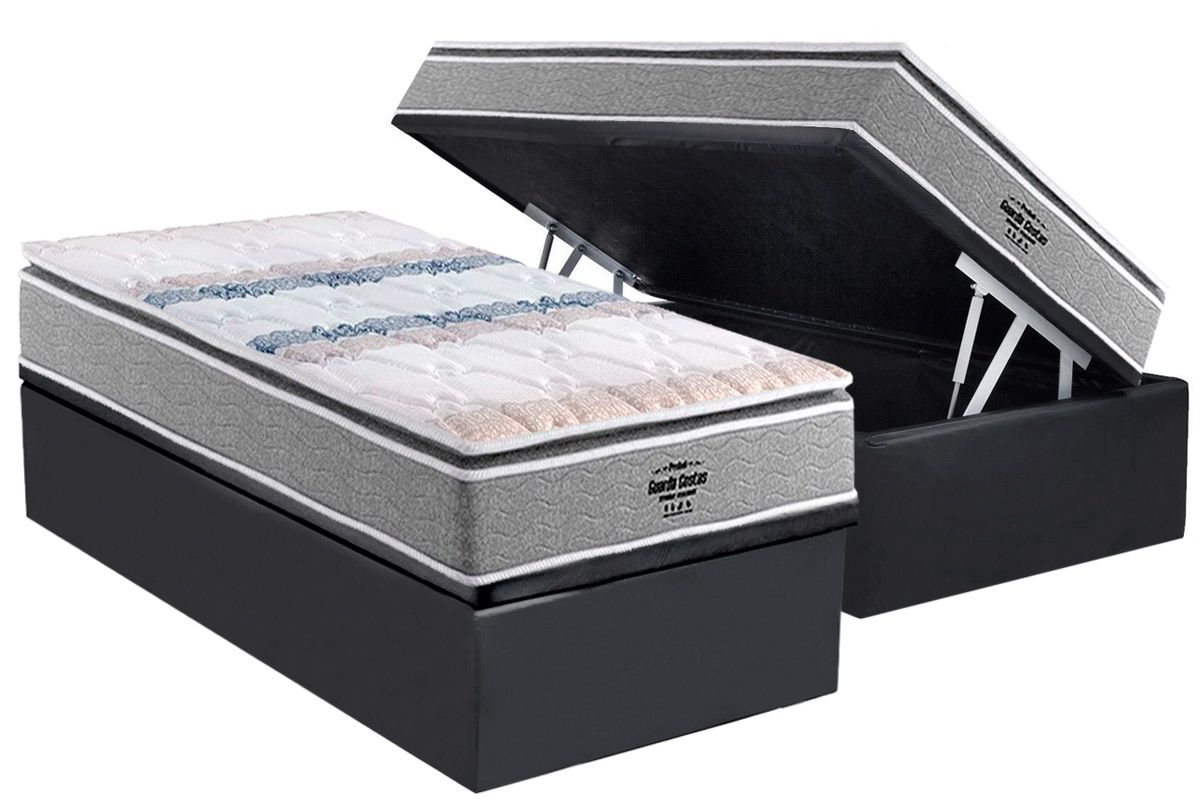 Cama Box Baú CRC +Colchão Ortopédico Extreme Probel