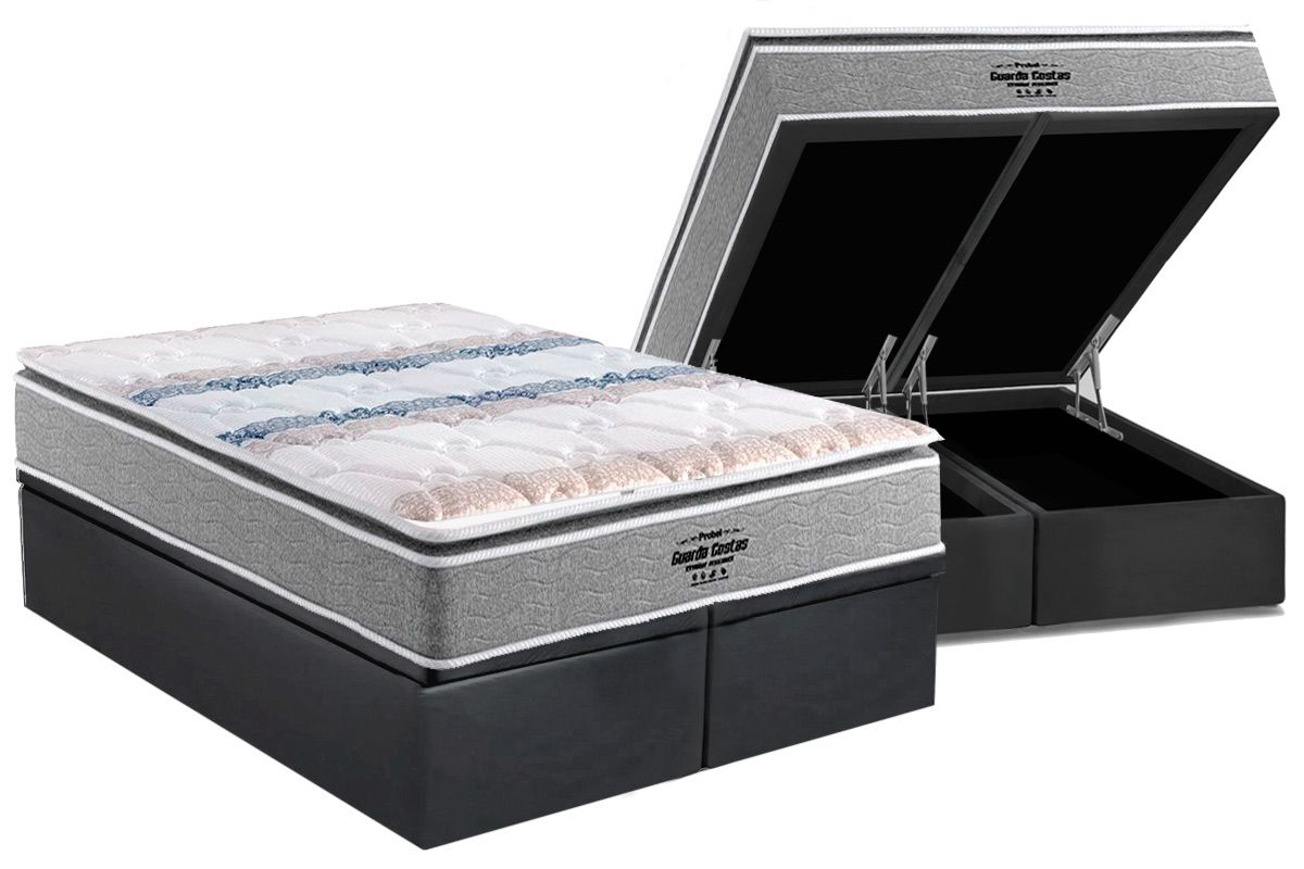 Cama Box Baú CRC +Colchão Ortopédico Extreme Probel
