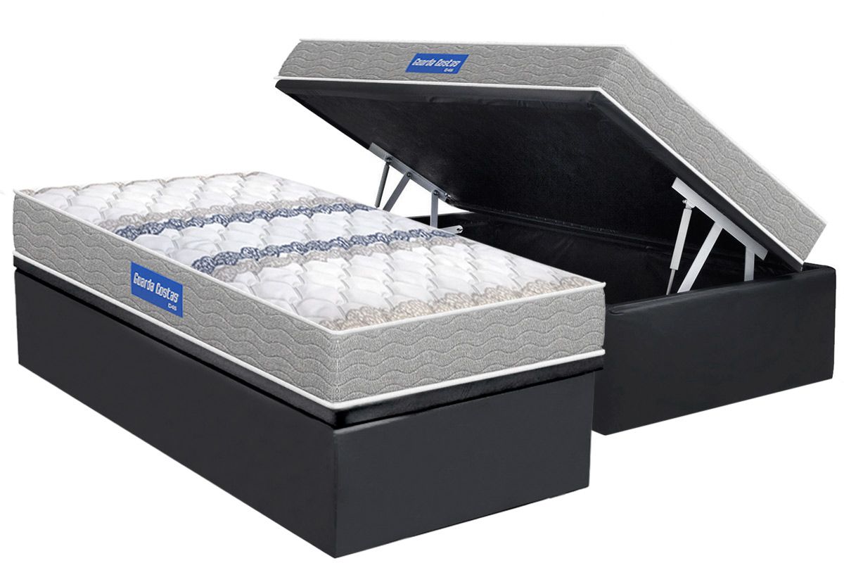 Cama Box Baú CRC +Colchão D45 Guarda Costas Probel