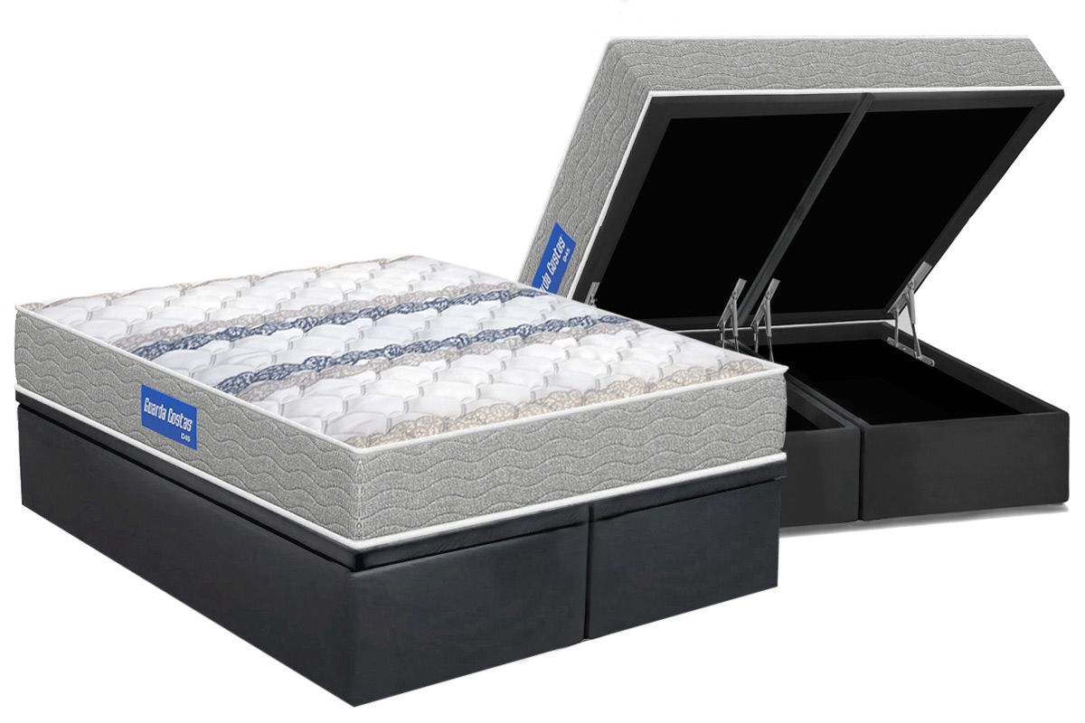 Cama Box Baú CRC +Colchão D45 Guarda Costas Probel