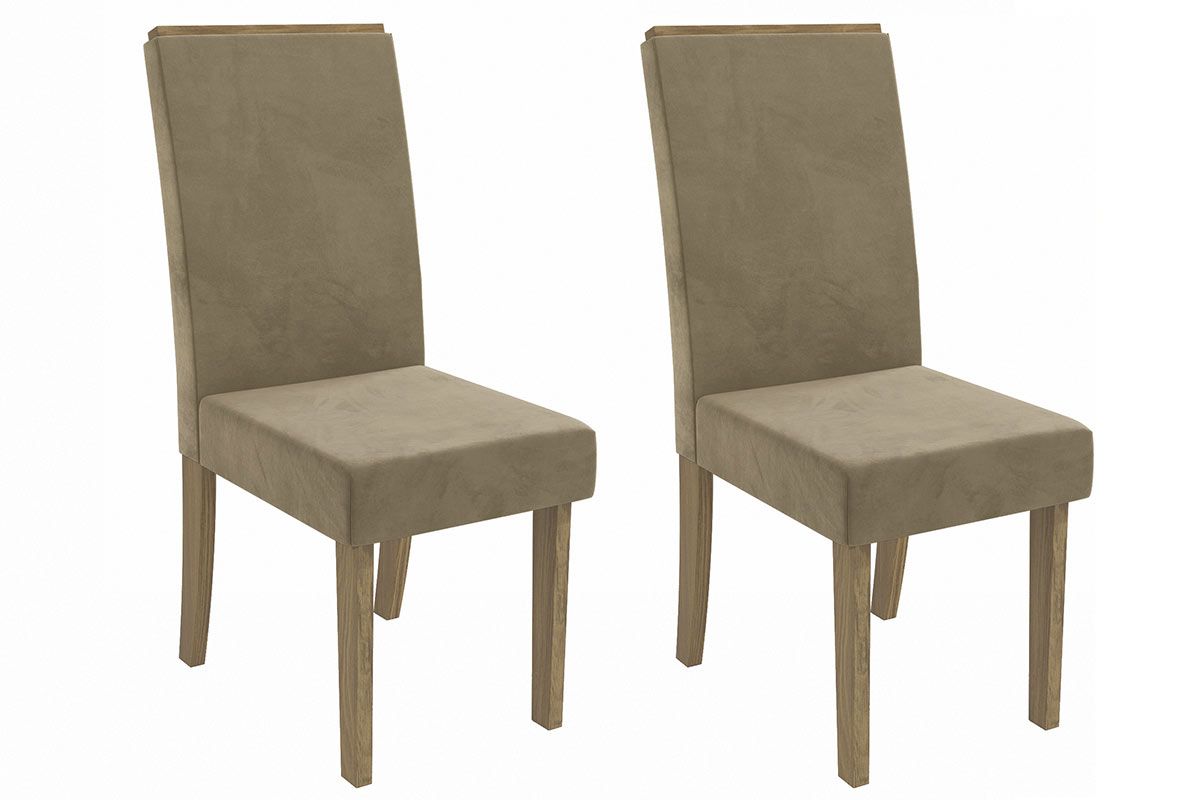 Cadeira Jantar Íris 2CAD142 Madeirado Kit 2 Un Kappesberg Cadeira Jantar Íris 2CAD142 Madeirado Kit 2 Un Kappesberg