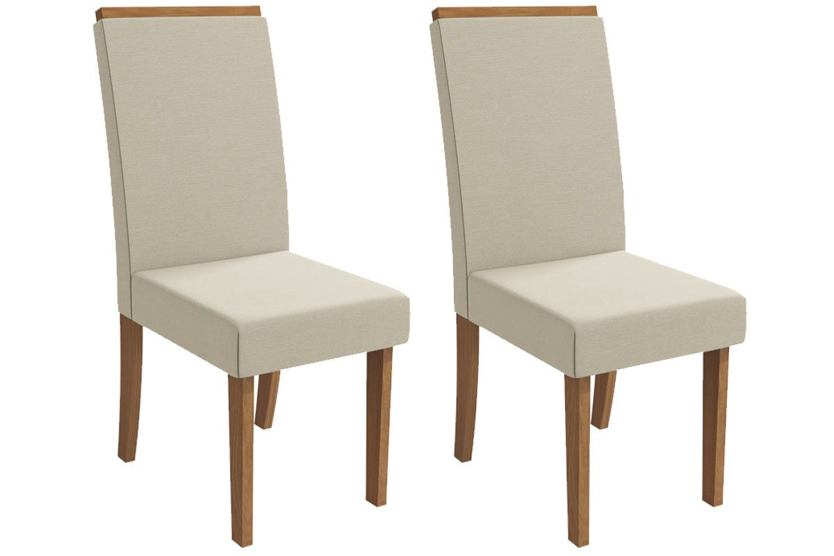Cadeira Jantar Íris 2CAD142 Madeirado Kit 2 Un Kappesberg Cadeira Jantar Íris 2CAD142 Madeirado Kit 2 Un Kappesberg
