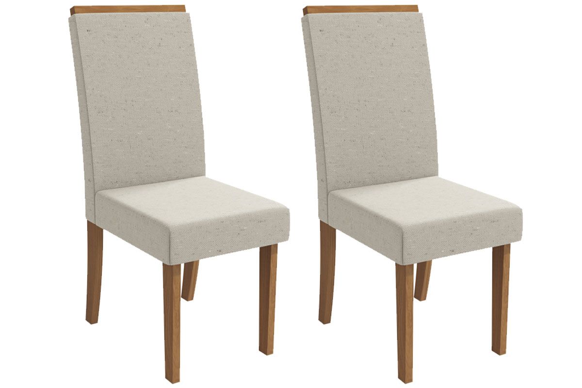 Cadeira Jantar Íris 2CAD142 Madeirado Kit 2 Un Kappesberg Cadeira Jantar Íris 2CAD142 Madeirado Kit 2 Un Kappesberg