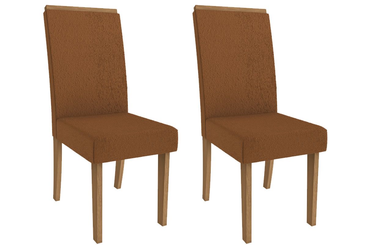 Cadeira Jantar Íris 2CAD142 Madeirado Kit 2 Un Kappesberg Cadeira Jantar Íris 2CAD142 Madeirado Kit 2 Un Kappesberg