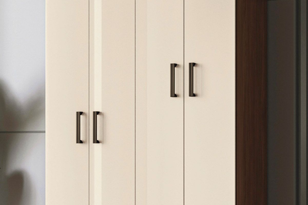 Guarda Roupa Solteiro 4 Portas e 2 Gavetas c/Pés 4.2 Fit S. Andirá