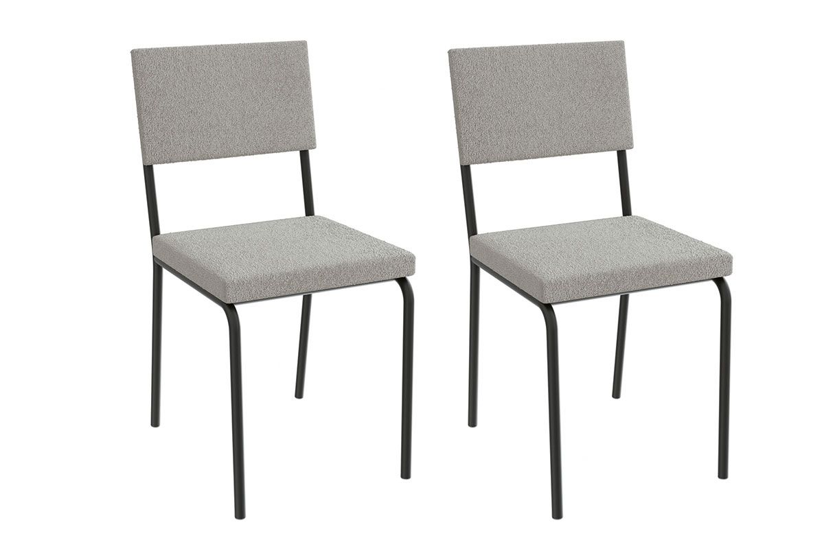 Cadeira Jantar Zaria 2C128PRF Aço Kit 2Un Kappesberg Cadeira Jantar Zaria 2C128PRF Aço Kit 2Un Kappesberg