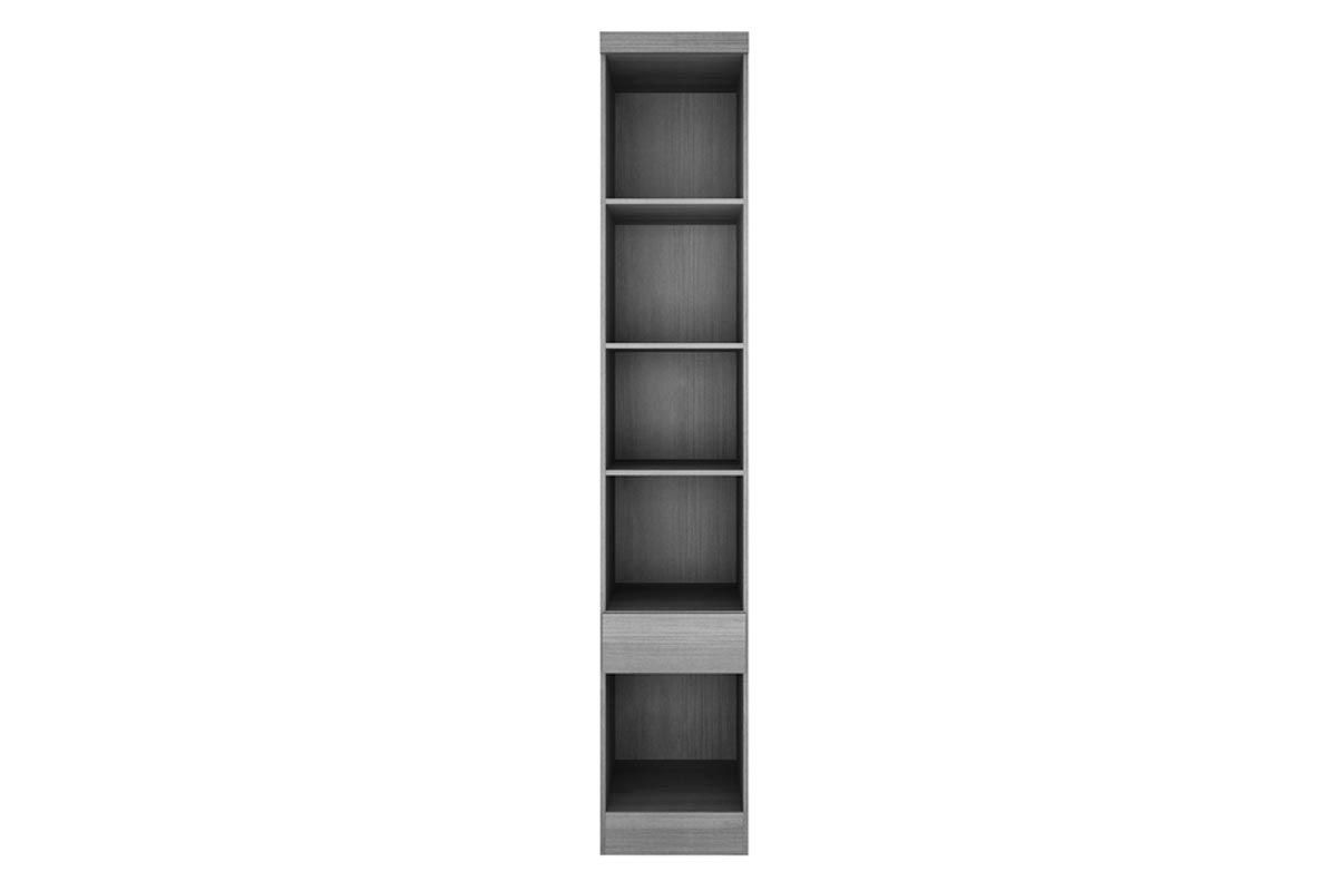 Quarto Casal Completo Rizon/Linea 7 Peças ( 1 Aéreo + 3 Guarda Roupas + 1 Closet Obliquo + 2 Complementos) QCM106 Novo Horizonte