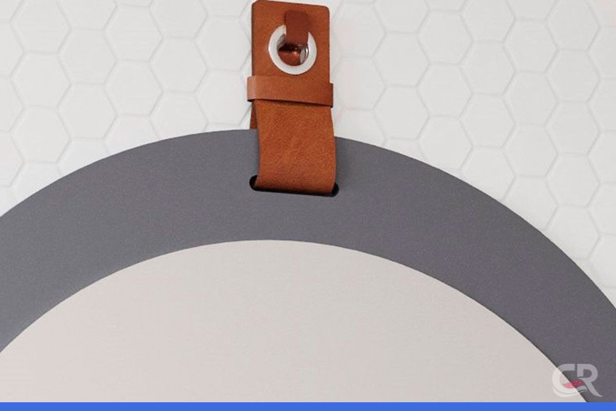 Espelheira Banheiro Lua Oval 60x60cm MGM Espelheira Banheiro Lua Oval 60x60cm MGM