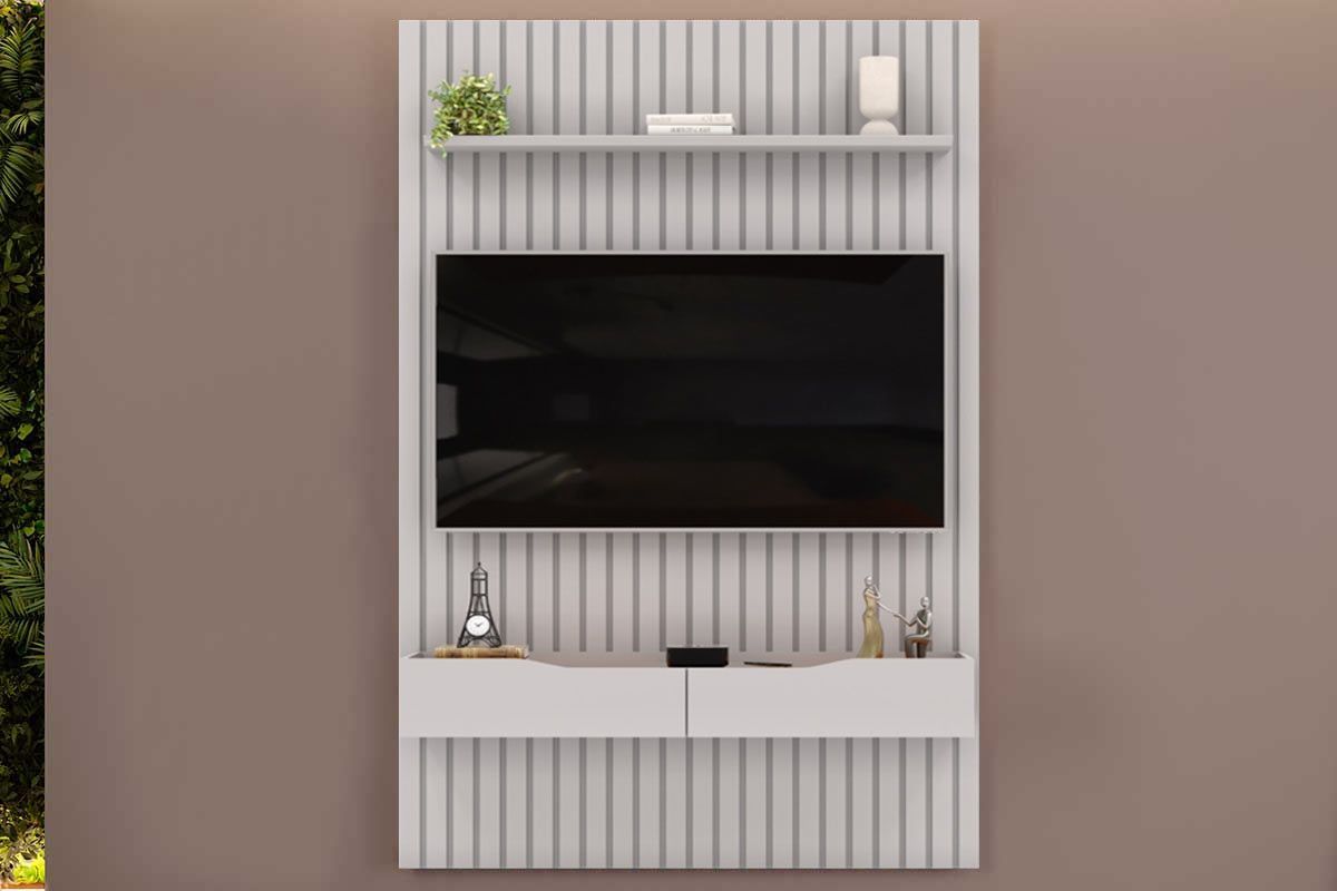 Rack Bancada c/Painel p/ TV até 55 Pol Pratic 143cm - DJ Móveis